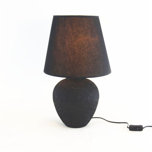 Lámpara de Mesa Artesanal de Madera | Diseño Sereno y Minimalista - Image 14