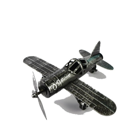 Modelo de Avión Vintage en Hierro Forjado Artesanal - Image 2