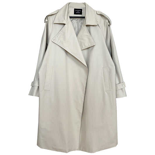 Abrigo Impermeable Largo Estilo Coreano para Mujer - Corte Suelto y Elegante - Image 17
