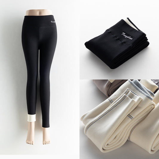 Pantalones de Algodón Velvet Cordero Reforzados Talla Grande