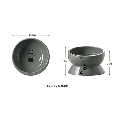 Comedero para Gatos con Protección Espinal y Borde Elevado - Image 8