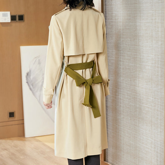 Chaqueta de Solapa con Contraste de Costura - Image 4