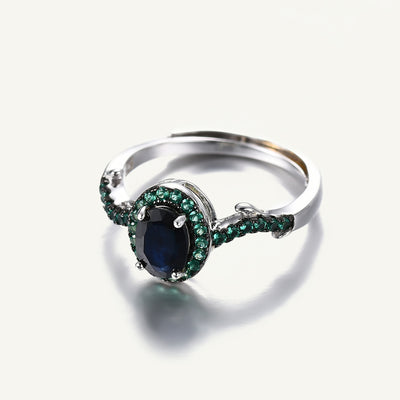 Anillo Ajustable de Plata S925 con Amatista Natural - Image 5