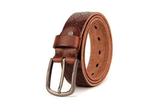 Cinturón de Cuero para Hombre con Hebilla de Pasador - Image 28