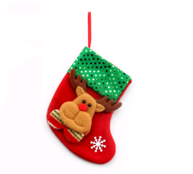 Set de Calcetines Navideños con Adornos Santa y Árbol - Bolsa de Regalo - Image 5