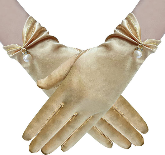 Guantes Cortos de Satén Personalizados para Mujer - Image 8