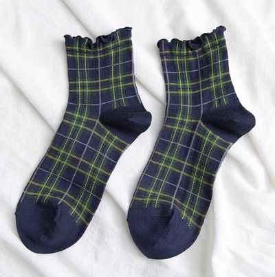 Calcetines Estampado Cuadros para Mujer - Image 11