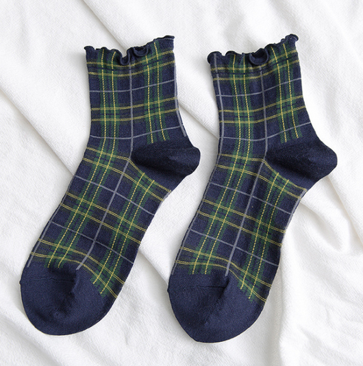 Calcetines Estampado Cuadros para Mujer - Image 11