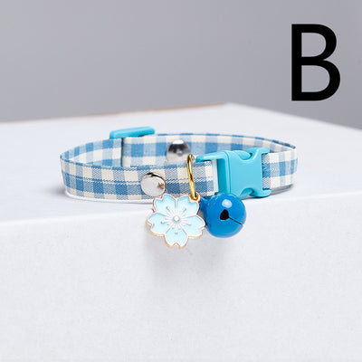 Collar Cuadriculado para Gatos con Campana - Image 13