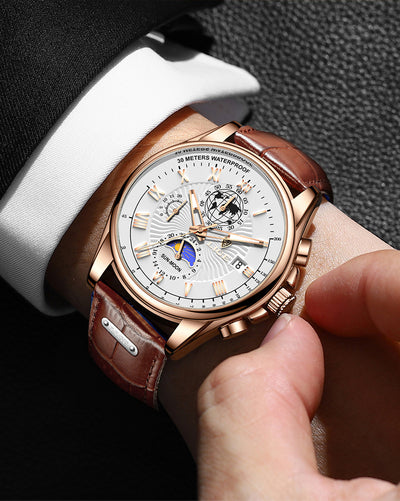 Reloj Cronógrafo Multifuncional Impermeable con Esfera Luminosa - Image 12