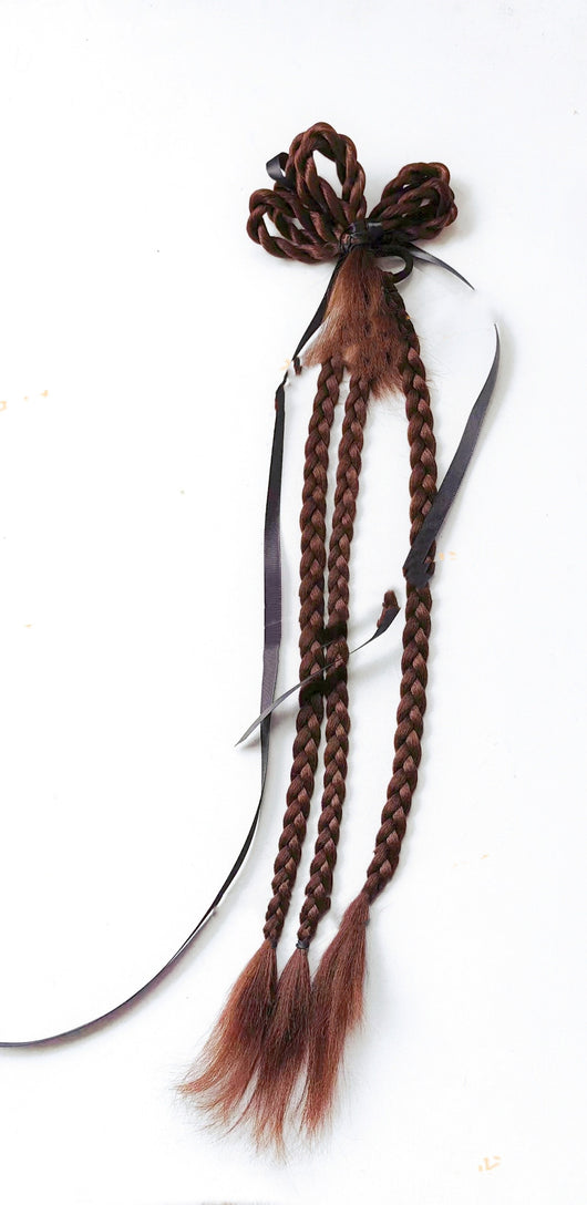 Peluca de Boxeo con Trenza y Clip Antideslizante - Image 3
