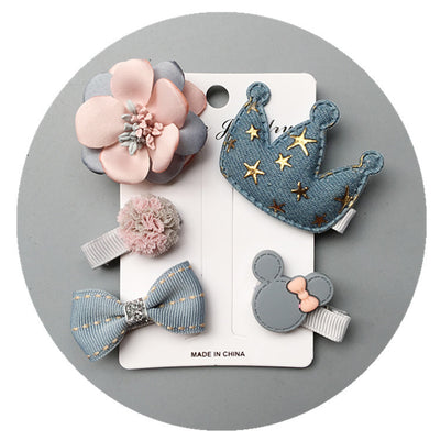 Set de Accesorios para Cabello Infantil Mariposas Coreanas - Horquillas y Diademas - Image 9