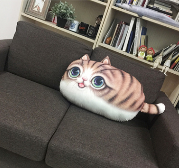 Almohada Gato 3D Grande - Cojín Decorativo Felino Impreso para Sofá - Image 4