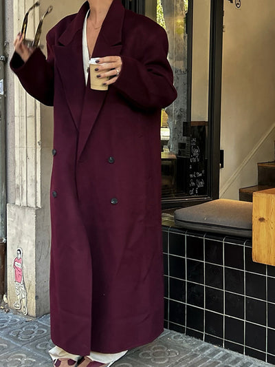 Blazer Solapa Larga Vino Tinto - Image 7