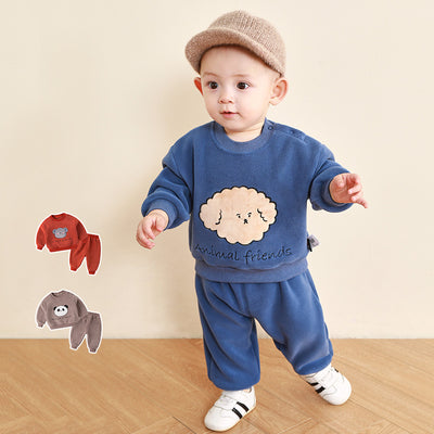 Conjunto de Pijama Térmico Infantil Otoño Invierno - Niños y Niñas