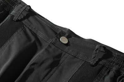 Pantalones Casuales con Cierre Trasero y Costura de Nylon - Image 11