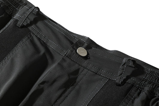 Pantalones Casuales con Cierre Trasero y Costura de Nylon - Image 11