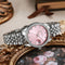 Reloj de Calendario de Lujo Exclusivo para Mujer