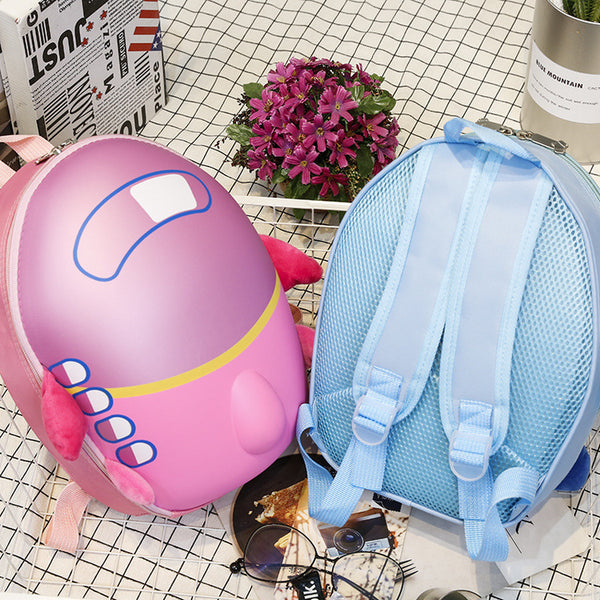 Mochila Escolar Infantil Resistente con Diseño de Avión - Impermeable y Duradera