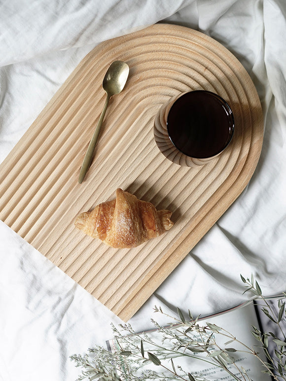Tabla de Servir Curva para Pan, Frutas y Postres