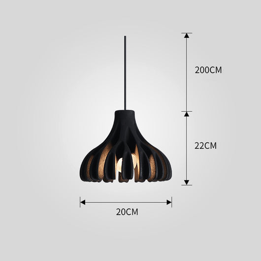 Lámpara Colgante Nórdica de Resina Creativa para Dormitorio y Salón - Image 8