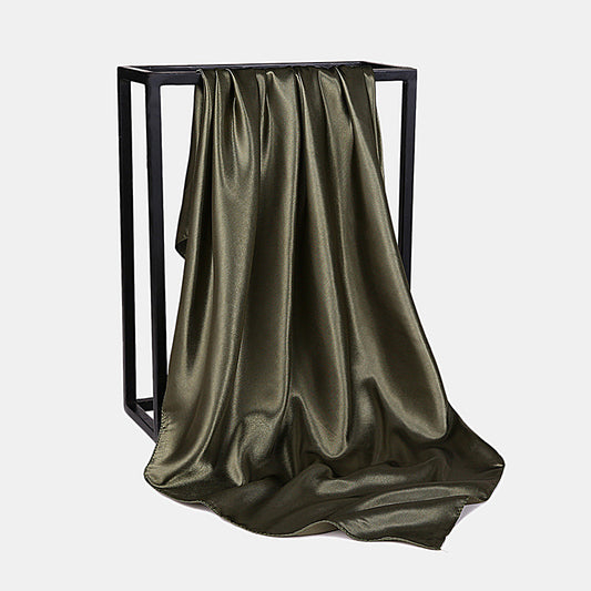 Foulard de Satén 90x90 cm - Pañuelo Versátil para Mujer