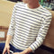 Playera de Bloques de Color a Rayas