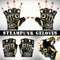 Guantes Steampunk de Medio Dedo para Motocicleta