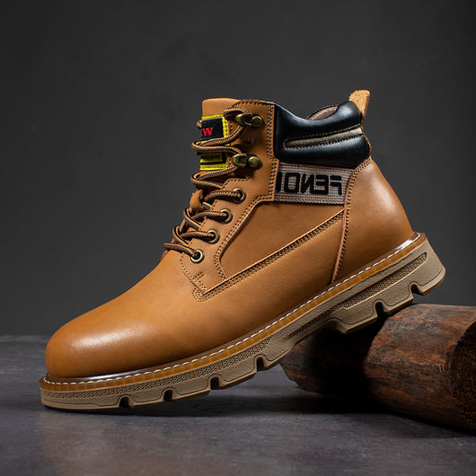 Botas de Trabajo Estilo Británico Caña Media para Hombre - Image 13