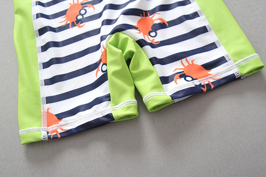 Traje de Baño Niño Rayas Azul Marino - Conjunto Surf - Image 13
