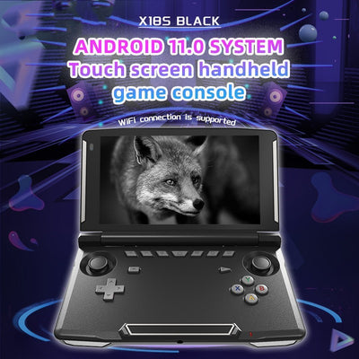 Consola Arcade Portátil X18s Android Flip Negro