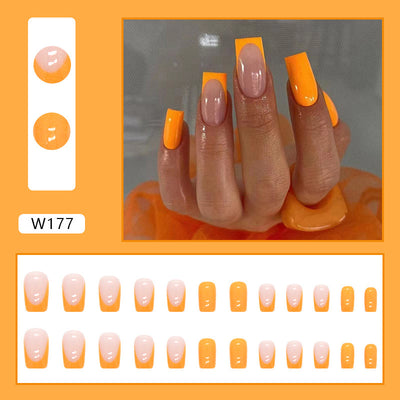 Parches de Manicura Transparentes de Larga Duración para Mujer - Image 10