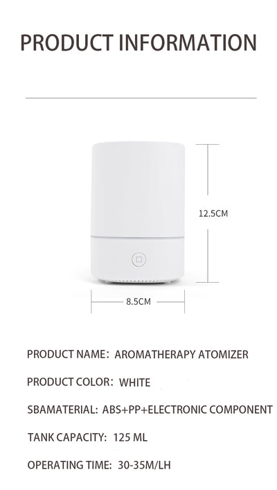 Difusor Ultrasónico Aromático Portátil USB - Humidificador Mini para Hoteles y Espacios - Image 9