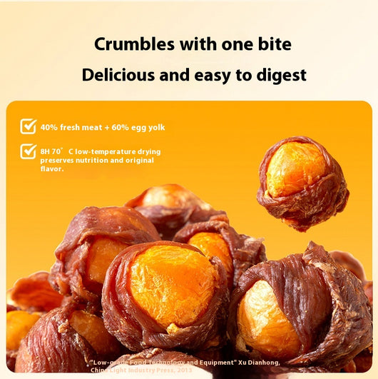 Premios para Perros con Yema de Huevo y Carne - Snacks Nutritivos para Entrenamiento - Image 12