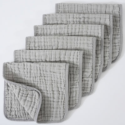 Paños para Eructar Muselina de Algodón - Pack de 6 Piezas Grandes 25x50cm, Súper Suaves y Absorbentes para Bebés - Image 8