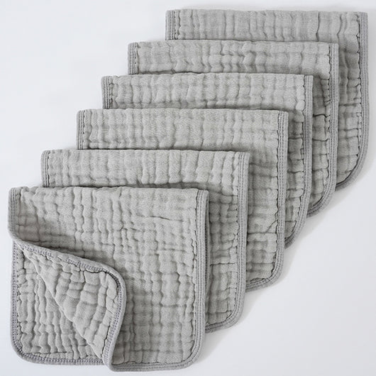 Paños para Eructar Muselina de Algodón - Pack de 6 Piezas Grandes 25x50cm, Súper Suaves y Absorbentes para Bebés - Image 8