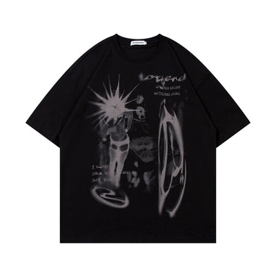 Playera Estampada Fuzzy 250g Manga Corta Premium - Image 3