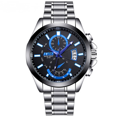 Reloj Deportivo de Acero con Calendario y Esfera Grande Resistente al Agua - Image 7