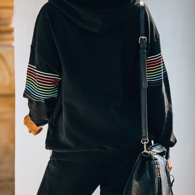 Conjunto Deportivo con Capucha Combinado en Tonos Otoñales - Image 4