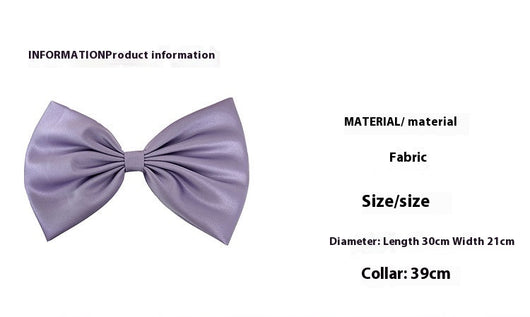 Collar Sexy con Moño Púrpura - Accesorio Elegante para Cuello - Image 29