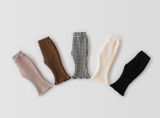 Pantalones Acampanados a Cuadros para Niñas - Image 15