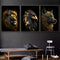 Cuadro Decorativo León - Pintura al Óleo sobre Lienzo para Sala de Estar