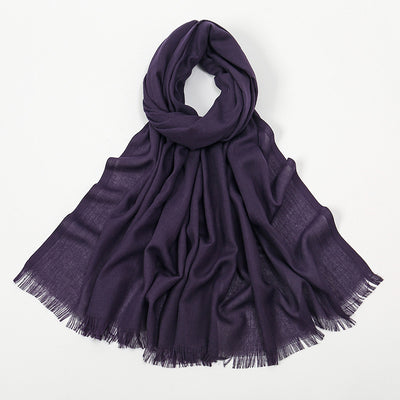 Pañuelo de Algodón Slub Liso Transpirable - Diseño Monocromático - Image 18