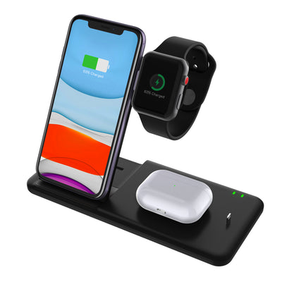 Cargador Inalámbrico Stand para iPhone Compatible - Image 3