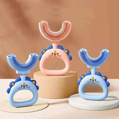 Cepillo de Dientes en U de Silicona para Niños - Image 12