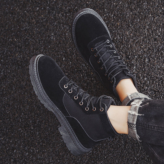 Botas Martin Hombre Estilo Británico - Zapatos Trabajo Versátil Tendencia - Image 10