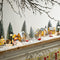 Adorno Navideño Cabaña Luminosa con Paisaje en Miniatura