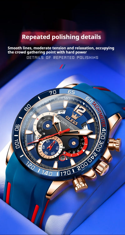 Reloj Inteligente de Banda Silicona con Luz Nocturna para Hombre - Image 14