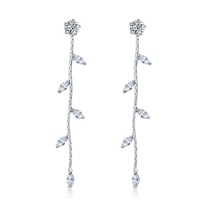 Aretes Largos de Personalidad Coreana en Plata Esterlina Hipoalergénica - Image 3