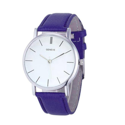 Reloj Deportivo Geneva con Correa de Cuero PU - Image 5